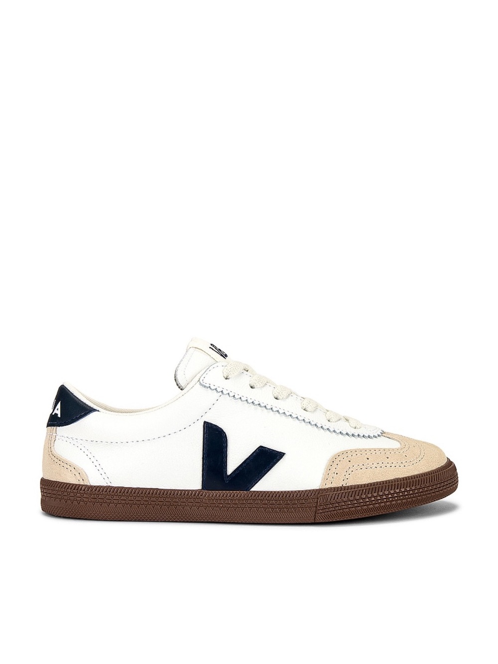 Volley Bastille Sneaker in White Nautico Bark size 7